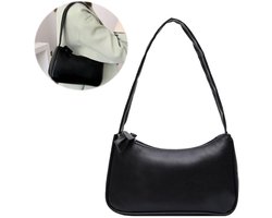 Vintage schoudertas voor dames - PU-leer, kleine handtas - draagtas - clutch, geschikt voor dagelijks gebruik
