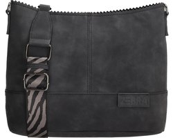 Zebra Trends Merel Schoudertas - Dames Tas - Zwart.