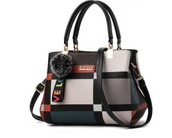 ZILOU® Schoudertas - Handtas - Compact - Dames - Zwart