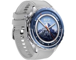 Allecto - Horlogeband compatibel met [Merk] - Vervangende band - Zacht siliconen - Grijs - Ademend - Slijtvast - Geschikt voor [Model] - [Nieuwe titel].