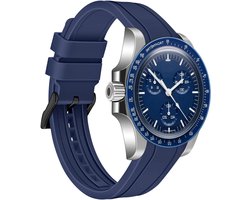 ByShane - Zachte Rubber Sport Vervanging Horlogebanden - 20mm 22mm - Moonswatch - Diverse Kleuren - Universeel Geschikt - Heren Dames - Comfortabel Siliconen - Flexibele Band - Horloge Accessoire