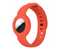 Consumerce® Siliconen Armband Geschikt voor Apple AirTag - Oranje - Kind Polsband – Kids GPS Horloge – Peuter – Tracker – Ouderen – Kinderhorloge – Kinderen – Volgsysteem – Trackers Armbanden