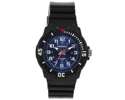 Coolwatch by Prisma CW.370 Kinderhorloge kunststof/siliconen zwart-blauw