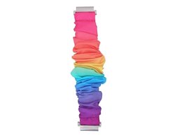 Dailygoods - Scrunchie-horlogeband - Vervangende polsband - Zacht en comfortabel - 40 mm, 44 mm - Kleurrijk - Geschikt voor dames - 20 mm breed