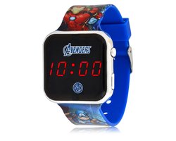 Disney 5-DIS003 Kinderhorloge Avengers - Led Watch - Blauw
