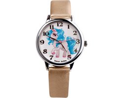 Fako Bijoux® - Kinderhorloge - Eenhoorn - Unicorn - Soft - Goud