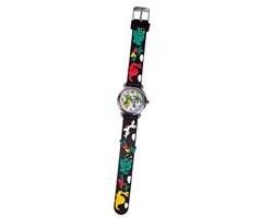 Fako® - Kinderhorloge - 3D - Dinosaurus - Dino - Zwart