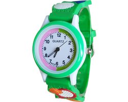 Fako® - Kinderhorloge - 3D - Sport - Groen