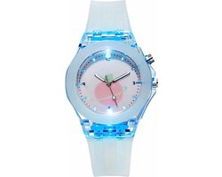 Fako - Kinderhorloge - Siliconen - Light - 38mm - Appel - Wit