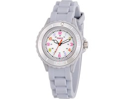 Fako® - Kinderhorloge - Siliconen - Regenboog - Grijs