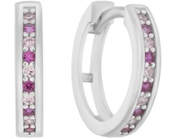 Glow 107.3100.00 Kinder Oorbellen - Oorringen - Sieraad - Voor Kinderen - Zilver - 925 Zilver - 12 mm lang