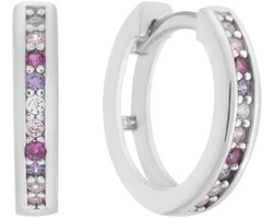 Glow 107.3102.00 Kinder Oorbellen - Oorringen - Sieraad - Voor Kinderen - Zilver - 925 Zilver - 12 mm lang