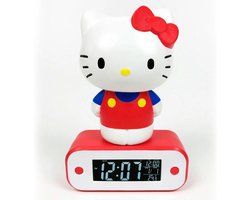 Hello Kitty Digitale Wekkerradio met LED Lamp - Wekker - Radio - Lamp - Datum - Kamertemperatuur
