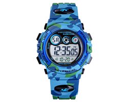 Horloge Jongens - Chronograaf - Alarm - Blauw