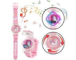 Horloge unicorn met licht en geluid