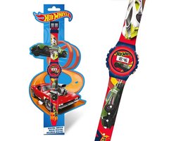 Hot Wheels Digitaal Pols Horloge voor Kinderen - Klok kijken - Cadeau