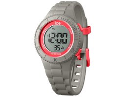 Ice Watch ICE digit - Dusty coral 021623 Horloge - Siliconen - Grijs - Ø 34 mm