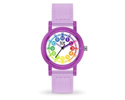 Ice Watch ICE learning - Purple learning 024499 Horloge - Nylon - Paars - Ø 28 mm