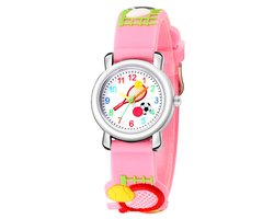 Kinderuurwerk - Balsport - Roze - Horloge - 3D
