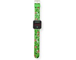 LED Watch Minecraft - Kinderhorloge Met LED Display Voor Datum en Tijd - Groen