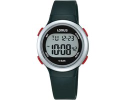 Lorus Digitaal en Waterdicht Kinderhorloge R2335QX9 Zwart 32mm