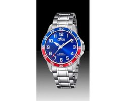 Lotus Junior collection Horloge - Lotus mensen horloge - Zilver - diameter 36 mm - roestvrij staal
