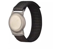 New Age Devi - Kinder Armband met Klittenband Sluiting geschikt voor Apple AirTag AirTag-sleutelhanger Hoesje Polsband GPS Horloge Tracker Houder Trackers Band voor Kinderen en Senioren