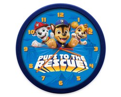 Paw Patrol Rescue Pups wandklok 25 cm