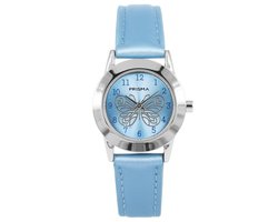 Prisma Horloge CW.184 Kids Butterfly Licht Blauw