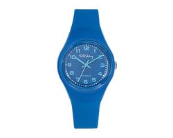 Tekday-Analoog-Kinderhorloge-Silicone band-Blauw-Waterdicht