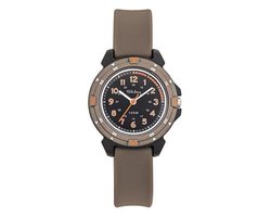 Tekday-Horloge-Kinder-32MM-Khaki/Zwart/Oranje-draaibare bezel-Silicone-Licht draagcomfort-soepel om de pols