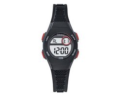 Tekday-Horloge-Kinderhorloge-Digitaal-Alarm-Stopwatch-Timer-Datum-Backlight-10ATM waterdicht-Zwemmen-Sporten-28MM-Zwart/Antraciet