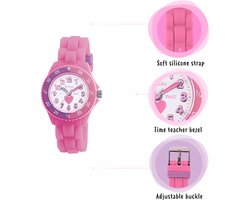 Tikkers Kids Sweety Pie Pink horloge TK0003