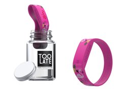 TOO LATE - siliconen horloges - FABULA Flamingo - polsmaat M
