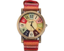 Watches, Strong and Durable Brass Strap Adjustable Wrist Watch, Multicolor Bohemian Style Hippie Ladies Watch with Built-in Battery for Your Friends, Sisters and