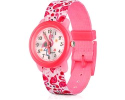 Waterdicht Kinderhorloge met Vrolijke Cartoon Wijzerplaat en Elastische Band