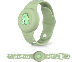 Waterdicht, voor kinderen, voor AirTag-armband: Apple AirTag Holder, verborgen, verstelbaar, met leuke cartoon, zachte silicone beschermhoes om je AirTag niet te verliezen, bandje voor