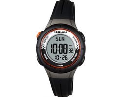 Xonix digitaal kinderhorloge zwart BAO-006 waterdicht