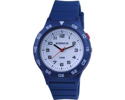 Xonix-kinderhorloge-model aal-006-donkerblauw-10 atm waterdicht-zwemmen-10 atm waterdicht-hoog draagcomfort-verlichting-duidelijke wijzerplaat