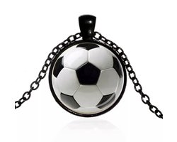 Akyol - Ketting – Ketting voetbal – Voetbalketting –wk -ketting wk -voetbal- ketting jongens meisjes- Ketting met voetbal – Voetbal – Soccer – Sieraad – 1 stuks – Cadeau voor vriend – Voetbalsieraad – Voetbal cadeau