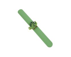 Akyol - Kinder Armband Dinosaurus - Slap On armband - dinosaurus armband - sinterklaas cadeau - Armband - Kinderamband - Armbandje - dino - Dinosauriër - Groeb armband - Bracelet - Green Dinosaur bracelet