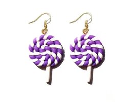Akyol - Lolly oorbellen – Oorbellen dames - oorbellen meisjes - leuke snoep oorbellen - oorbellen cadeau - verjaardag - lolly