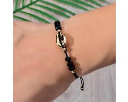 Akyol - Vriendschapsarmband - 2 stuks - moeder dochter armband - moederdag - armband voor moeder - armband voor vriendinnen - vriendschaparmand – Schelp – Cadeau