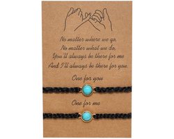 Akyol - Vriendschapsarmband -moeder dochter armband - BFF-best friends armband-armband voor twee - vriendinnen armband - cadeau voor vriendin - Cadeau voor een vriend - Vrienden – Cadeau