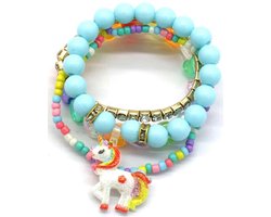Armbanden voor Kinderen - Elastisch - 4 Stuks - Eenhoorn