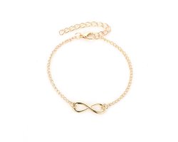 Best Friends Forever BFF Infinity armband - Goud