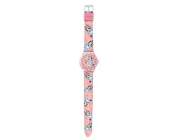Bluey Leren Horloge met Roze Band