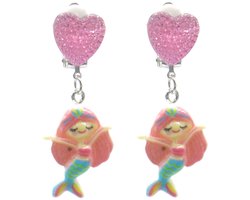 Clip On Oorbellen Kinderen - Zeemeermin - Speels Cadeau