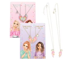 Depesche - TOPModel BFF ketting met gedeeld hart - 1 set