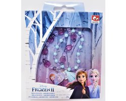 DISNEY FROZEN 2 - ARMBAND - 2 ARMBANDJES MET BEDEL - ELSA EN ANNA
